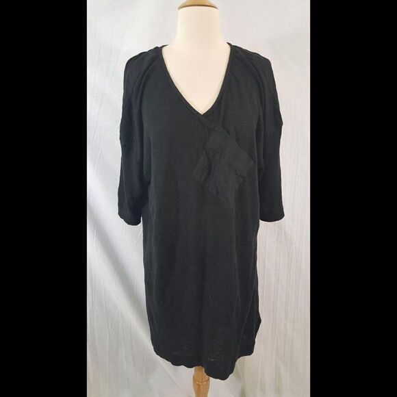 MALENE BIRGER Black Linen Dress Sz XS - Like New